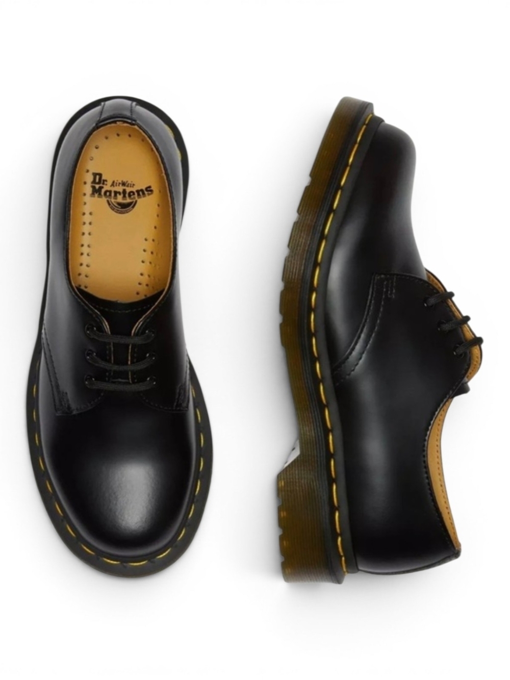 Dr. Martens 1461 Smooth Leather 3-Eye Oxford Shoes Black Women's US 8 NWT - Picture 11 of 14